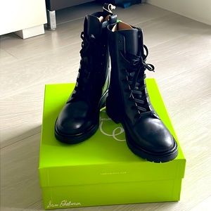 Sam Edelman combat boots (black)